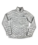 The North Face Women&#39;s Metallic White Quilted ECO Thermoball Quilted Jac... - $98.99