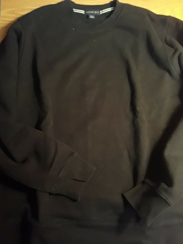 Land's End Sweatshirt 42-44 Cotton Men's Size L Black Item image 3