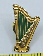 Harp Stringed Musical Instrument Collectible Pinback Pin Button Music Go... - $13.21