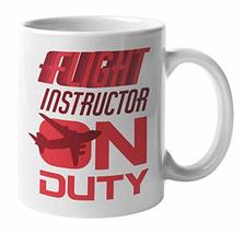 Make Your Mark Design Flight Instructor On Duty Cool Coffee &amp; Tea Mug For An Air - £15.86 GBP+