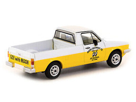 Volkswagen Caddy Pickup Truck White Yellow Moon Equipment Co. - Mooneyes Collab6 - £22.55 GBP