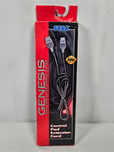 SEGA Genesis Control Pad Extension Cord Controller Extension Cable Complete CIB - £19.14 GBP