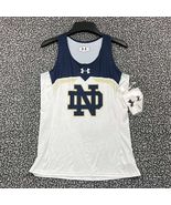 Notre Dame Fighting Irish Jersey Shirt Women Small Under Armour Sleevele... - $26.35 CAD