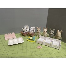 Calico Critters Mixed Lot Furniture Critters Family Babies Baby Bedroom Epoch #5 - £11.47 GBP