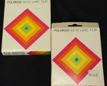 Polaroid SX- 70 Land Film Cameras 10 Photos Lot of 2 Unused Expired Sealed - £23.05 GBP