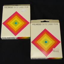 Polaroid SX- 70 Land Film Cameras 10 Photos Lot of 2 Unused Expired Sealed - £23.40 GBP