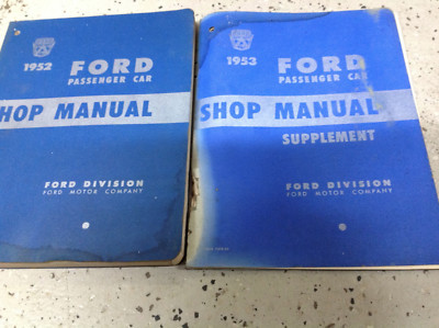 Manuale Di Servizio Per Auto Passeggeri Ford 1952 Con Supplemento OEM Item image 10