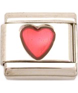 Heart Italian Charm Love Enamel Bracelet Love Jewelry - £10.34 GBP