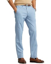 Polo Ralph Lauren Men&#39;s Twill Straight Fit Chino Pants Blue 33/34 NEW W TAG - £74.53 GBP
