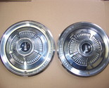 1966 PLYMOUTH FURY 14&quot; HUBCAPS PAIR OEM #2781541 - £53.11 GBP