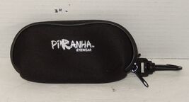 Piranha black Sunglass Eyeglass Case - $9.85
