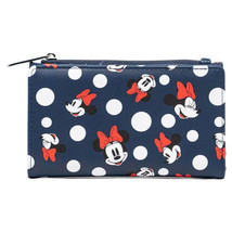 Disney Minnie Mouse Polka Dots Purse - Navy - $50.77
