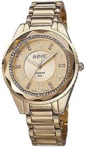 NEW August Steiner AS8122YG Yellow Gold Womens Watch Diamond Crystals In Dial - £33.40 GBP