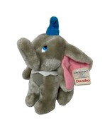 Walt Disney Animated Film Classic Dumbo Plush Stuffed Animal Vintage Ele... - $11.30