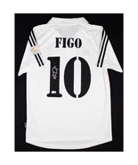 Luis Figo Signed Real Madrid Jersey Beckett COA Siemens Mobile Adidas L - $209.99