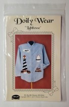 Doily Wear by Ozark Crafts Sweatshirt Applique Pattern #845 Lighthouse - $9.89