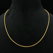 22 Karat Seal Genuine Gold 21&quot; Rope Chain Mummy Gift Fashion Women Jewelry - £1,293.08 GBP