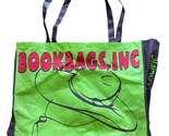 Bookbags Inc Woven Bag Green Reuseable Shopping Bag NWT 15 in  by 19 in ... - $13.86