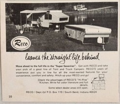 1970 Print Ad Reco Super Seventies Tent &amp; Truck Campers South Bend,Indiana - £10.57 GBP