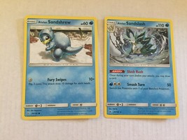 2020 Pokemon Cards Sandshrew 028/156 &amp; Sandslash 020/145 - $2.69