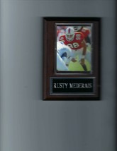 RUSTY MEDERAIS PLAQUE MIAMI HURRICANES FOOTBALL NFL - £2.31 GBP