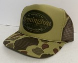 Vintage Remmington Guns Hat Trucker Hat adjustable Green Camo Cap Summer... - $17.59