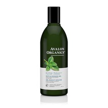 Avalon Organics Bath & Shower Gel Revitalizing Peppermint, 12 oz - £21.70 GBP