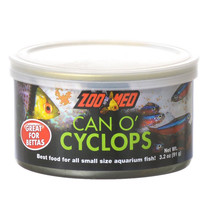 Zoo Med Can O&#39; Cyclops for Small Aquarium Fish 3.2 oz Zoo Med Can O&#39; Cyclops for - £12.51 GBP