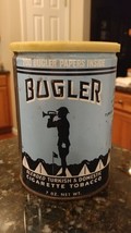 Vintage Bugler Cigarette Tobacco Tin Great Colors &amp; Graphics 5.5 x 4 inches - $24.95