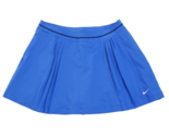 Nike Women&#39;s 8 Blue Pleated Tennis Skort Dri Fit Stretch Fabric - $54.44