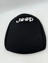 Jeep Center Console Padded Cover With Side Pockets Puppy Paws Logo Black - $18.49