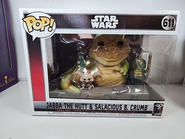 Funko Pop! Star Wars #611 Jabba The Hutt &amp; Salacious B. Crumb Return of ... - £11.05 GBP