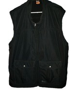 BERNE WORKWEAR Mens Vest  3XL Black Performance Zip Up Work Vest Sleeveless - $73.48 CAD