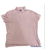 Ralph Lauren Polo Mens Shirt Size XL 100% Pima Cotton Pink and White Gin... - £9.42 GBP