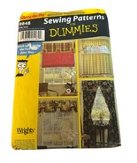 Simplicity Sewing Pattern for Dummies 9848 Window Treatments Curtains Va... - $4.99