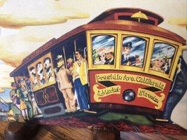 1949 San Francisco Ca. Trolley Folding Figural Postcard - £17.76 GBP