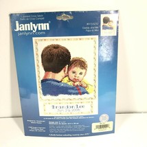 Janlynn Daddy and Me Counted Cross Stitch 2005 9x11 New Unopened Thomas  - £25.04 GBP