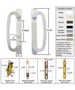 Sliding Glass Patio Door Handle Kit with Mortise Lock and Keepers, B-Pos... - £58.79 GBP