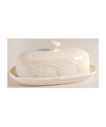 Pioneer Woman ~ Farmhouse Lace ~ Stoneware ~ Embossed ~ Off White ~ Butt... - $35.78 CAD