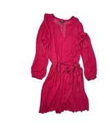 Simply Vera Vera Wang Pleated Belted Mini Dress Hot Pink Size XXL - €23,55 EUR