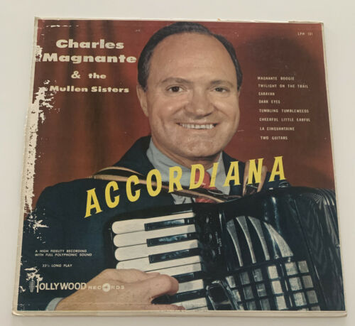 Charles Magante And The Mullen Sisters - Accordiana - Album - RARE - $7.43