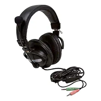 Stereo Headphones With Headset Microphone, Egg-Iag-1001-10-So (Pack Of 10) - £427.23 GBP