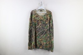 Vintage 90s Mens 2XL XXL Distressed Briar Patch Camouflage Long Sleeve T... - £46.89 GBP