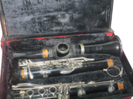 Vintage Vito Reso Tone Clarinet Woodwind Musical Instrument With Hard Case - £30.23 GBP