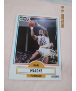 1990-91 Fleer - Karl Malone #188 Black Line Under Biographical Information - $1.70 CAD