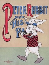 Decoration Poster.Home room art.Interior design.Peter Rabbit and Pa.Dad son.7357 - £13.66 GBP+