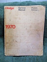 Vintage DODGE Repair/Reference/Service Manual 1970 POLARA/MONACO-Collect... - $16.95