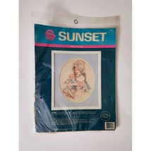 Dimensions Crewel kit Sunset Gallery #11057 Addie with Baby Doll Sealed - $17.10