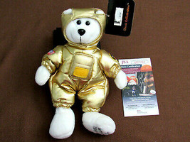 Buzz Aldrin Apollo 11 Astronaut 30TH Anniversary Signed Auto L/E Gold Bear Jsa - $989.99