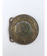 Vintage Indian Scout Brass / Bronze Belt Buckle signed A.J. Nash 221 Reg... - £31.13 GBP